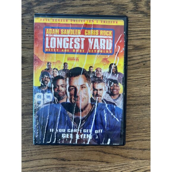 The Longest Yard DVD 2005 Full Screen Comedy Movie Adam Sandler Pre-Owned - Picture 1 of 4